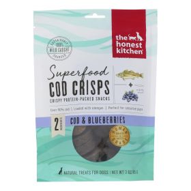 The Honest Kitchen - Dog Treat Crisp Cod Blueberry