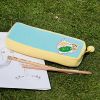 [Dog's Home] Embroidered Applique Pencil Pouch Bag / Cosmetic Bag / Carrying Case (7.5*2.8*1.4)