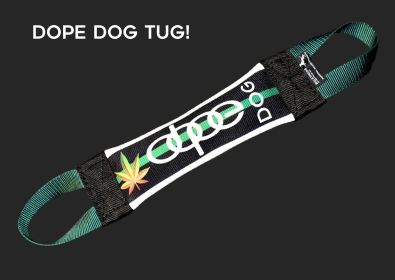 Green Dope Dog Fire Hose Training Tug