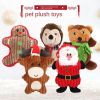 Christmas voice plush pet chew toy