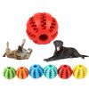 Dog Squeaky Ball Toy; Tooth Cleaning Ball