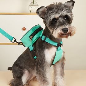 Pet Vest Harness And Leash Set (Color: lavender, size: M)
