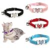 Adjustable Soft Collar With Bell For Dogs