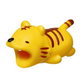 1 Pack Cute Bite Cartoon Animal Cable Protector Cord Wire Protection Mini Cover Charging Cable Winder High Quality Protector New (Items: Tiger)