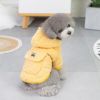 Dog warm clothing; Autumn and winter clothes New cotton padded clothes