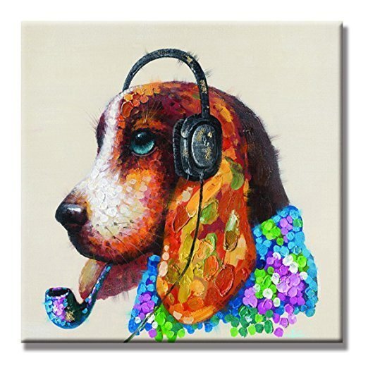 100% Hand Painted Abstract Oil Painting Wall Art Modern Minimalist Pet Dog Fashion Picture Canvas Home Decor For Living Room No Frame 100% Hand Painted Abstract Oil Painting Wall Art Modern Minimalist Pet Dog Fashion Picture Canvas Home Decor For Living Room No Frame