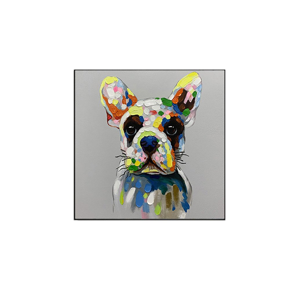 100% Hand Painted Cool Dog Canvas Oil Paintings Wall Art Home Decoration for Living Room Home Animals Decor for Kids Room 100% Hand Painted Cool Dog Canvas Oil Paintings Wall Art Home Decoration for Living Room Home Animals Decor for Kids Room