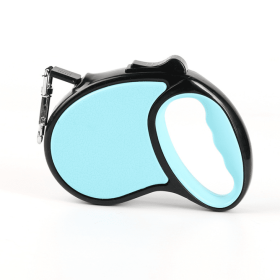 Automatic Retractable Portable Dog Leash (Color: light blue)