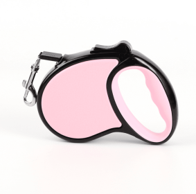 Automatic Retractable Portable Dog Leash (Color: Pink)