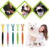 Three Sided Pet Toothbrush Three-Head Multi-angle Toothbrush