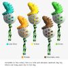 Rubber Kong Dog Toy Small Dog Accessories Interactive Puppy Dog Toothbrush Teeth Cleaning