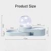Large Automatic Drinking Fountain and Food Bowl Dispenser
