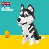 Cartoon Dog Building Blocks