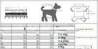 Dog warm clothing; Autumn and winter clothes New cotton padded clothes