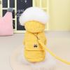 Dog warm clothing; Autumn and winter clothes New cotton padded clothes