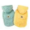 Dog warm clothing; Autumn and winter clothes New cotton padded clothes