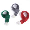 Pet knit Christmas scarf Creative teddy dog scarf