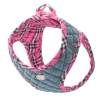 Step-In Pink Denim Dog Harness