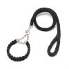 Eight-strand nylon braided dog collar leash