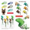 Rubber Kong Dog Toy Small Dog Accessories Interactive Puppy Dog Toothbrush Teeth Cleaning