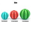 Dog Squeaky Ball Toy; Tooth Cleaning Ball