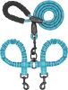 Dual Dog Leash; Double Dog Leash; 360 Swivel No Tangle Walking Leash