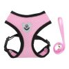 Reflective Pet Harness And Leash Set For Dogs