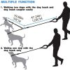 Dual Dog Leash; Tangle Free With Reflective Stitching