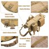 Tactical Dog Harness With Pouches