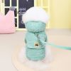 Dog warm clothing; Autumn and winter clothes New cotton padded clothes