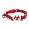 Adjustable Soft Collar With Bell For Dogs