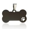 Stainless Steel Bone Shaped Pendant For Dog Collars