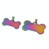 Stainless Steel Bone Shaped Pendant For Dog Collars