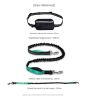 Hands Free Dog Leash with Zipper Pouch