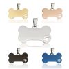 Stainless Steel Bone Shaped Pendant For Dog Collars