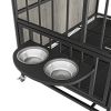 Modern Kennel Dogs room up to 80 LB, Dog crate furniture with Multi-Purpose Removable Tray