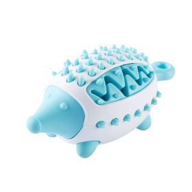 Hedgehog Shape Dog Toy (Color: Blue)